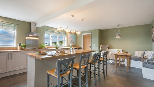 The kitchen at High Peak, Ravenscar, Yorkshire